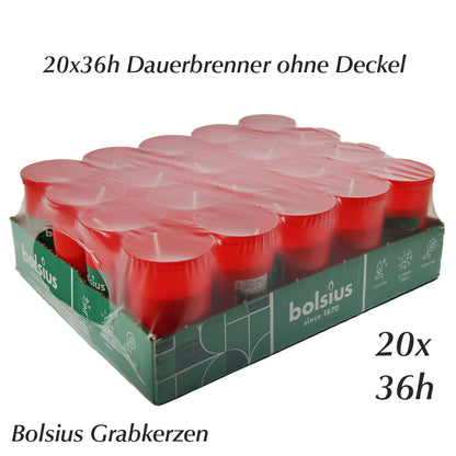 20x Dauerbrenner ohne Deckel von Bolsius