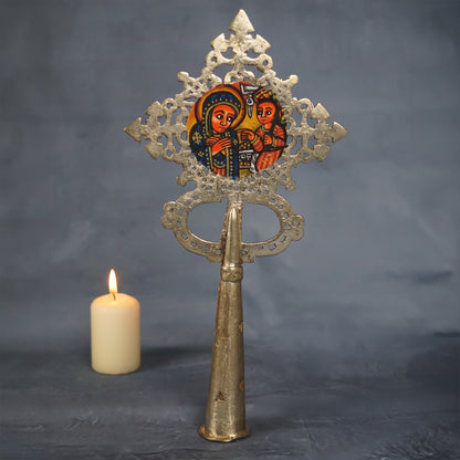 Äthiopisches Orthodoxes Ikonen-Kreuz