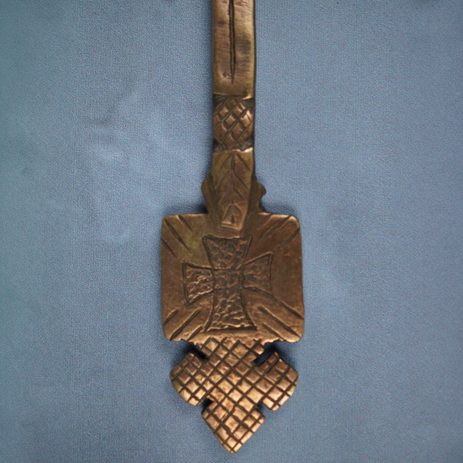 Äthiopisches Handkreuz Bronze