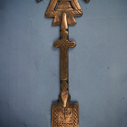 Äthiopisches Handkreuz Bronze