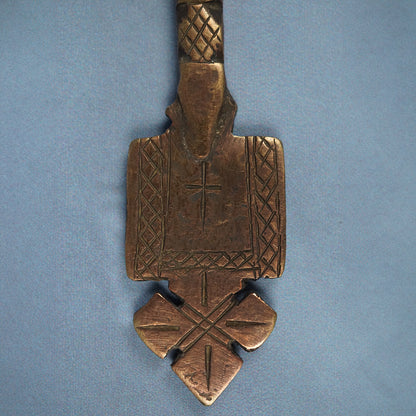 Äthiopisches Handkreuz Bronze