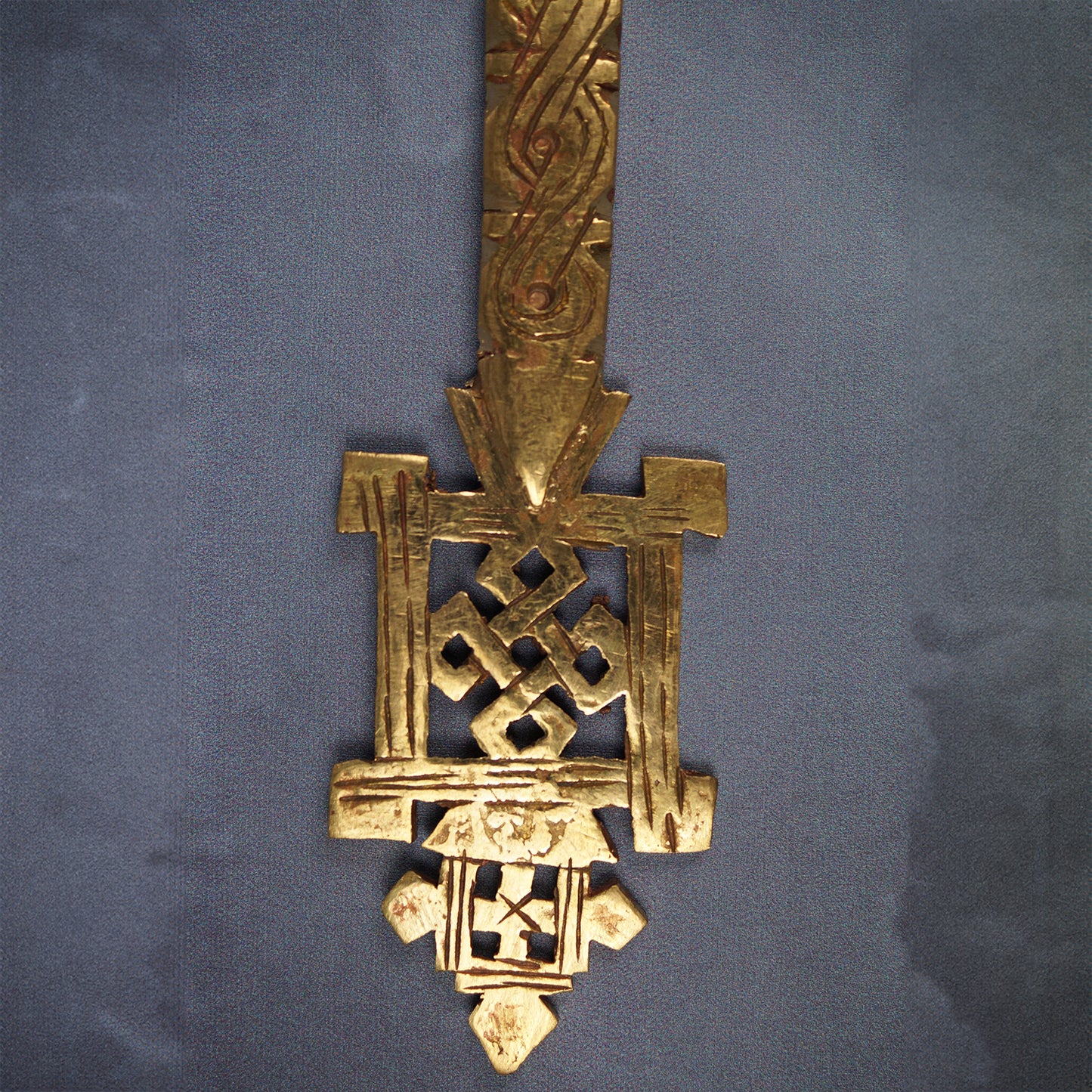 Schönes Äthiopisches Handkreuz Gold