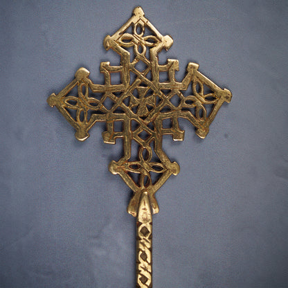 Äthiopisches Othodoxes Handkreuz: Traditionelle Schätze