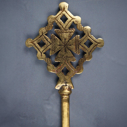 Äthiopisches Handkreuz Gold