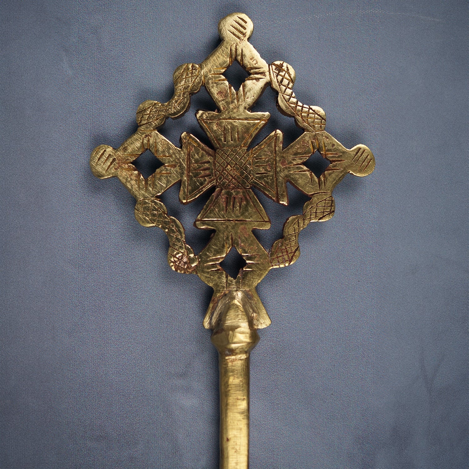 Äthiopisches Handkreuz Gold