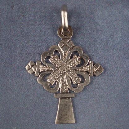 Äthiopischer Kreuz Anhänger aus Silber