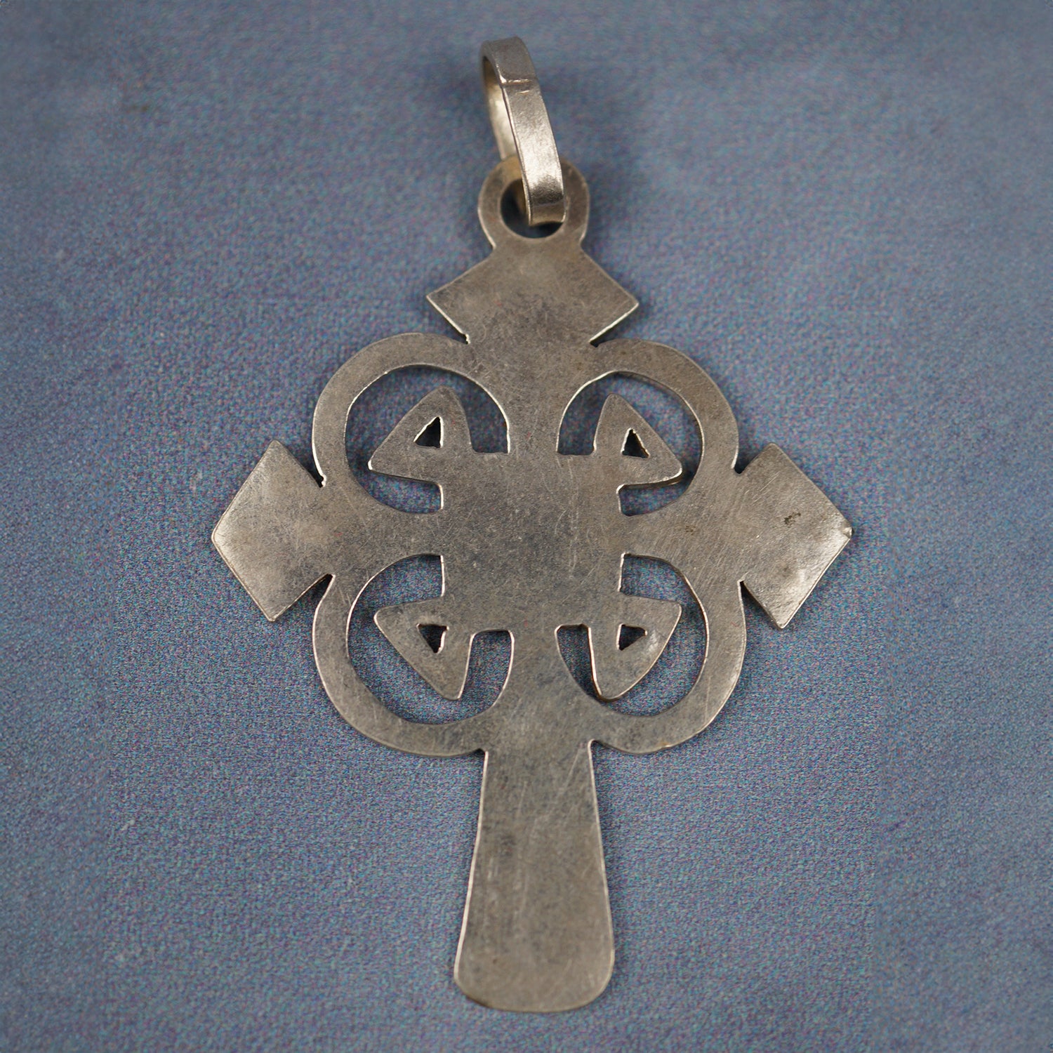 Äthiopischer Kreuz Anhänger aus 925 Silber